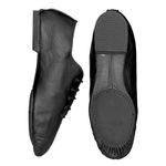 Starlite Basic Black Jazz Shoes Split Suede Sole 11 L UK