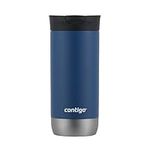 Contigo Huron 2.0 Stainless Steel Travel Tumbler, Vacuum-Insulated Metal Tumbler for Coffee and Tea with Leak-Proof Lid, Blue Corn, 16 oz (473 mL)