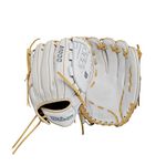 WILSON 2024 A1000® V125 12.5” Outfield Fastpitch Softball Glove - White/Blue/Blonde, Right Hand Throw