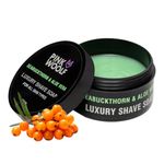 Pink Woolf Luxury Shaving Soap, SEABUCKTHORN ALOE VERA, Moisturize Your Skin with Aloe Vera, Olive Oil & Cocoa Butter, Traditional Shaving, All Skin Types - 50gram (Pack Of 1)