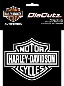 Harley Davidson Die Cutz - White Decal