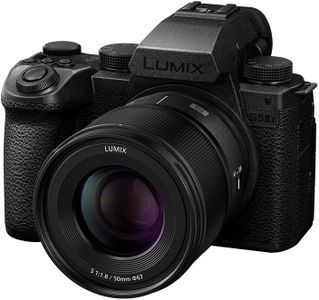 Panasonic LUMIX S5IIX Full Frame Mirrorless Camera with 50mm F1.8 Lens – 4K/6K Video, Flip Screen, Wi-Fi, Black