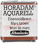 Schmincke - HORADAM® AQUARELL - finest artists' watercolors, 658 Mars Brown, 14 658 044, 1/2 pan