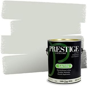 PRESTIGE Paints Exterior Paint and Primer In One, 1-Gallon, Satin, Comparable Match of Valspar* Ante Meridian*