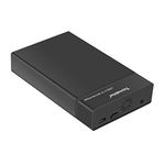 Tccmebius TCC-S863-UK USB 3.0 to SATA External Hard Drive Enclosure Case for 2.5 3.5 inch SATA I/II/III HDD and SSD (Maximum support 20TB), Support UASP, Tool-free Installation