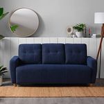 Sleepyhead Yolo - 3-Person Sofa (Fabric, Berry Blue)