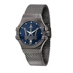 Maserati Men's Stainless Steel, Gun PVD Watch, Potenza Collection, with Stainless Steel Strap - R8853108005