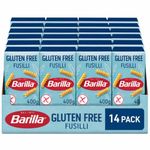 Barilla Gluten Free Fusilli Pasta 14 x 400g – Made with Corn & Rice – Non-GMO, Vegan – Authentic Italian Quality – Bulk Pack