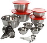 Gibson 21 pc Stainless Steel, Kitchen Prep Set