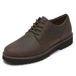 Rockport Men's Maverick Plain Toe Oxford, Brown, 10 UK