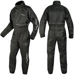 A-Pro One-Piece Motorcycle Rain Suit Waterproof Trousers and Jacket – Size L