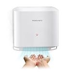 Modundry Hand Dryer Automatic, High Speed Electric Hand Dryers Commercial for Kitchen, Bathroom and Toilet 1200W (White)