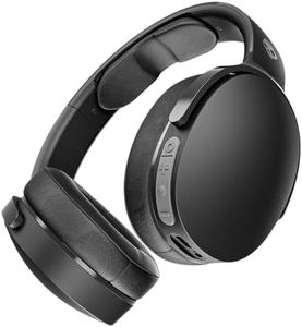 Skullcandy Hesh Evo Wireless Over-Ear Bluetooth Headphones, Noise Isolating, Up to 36 Hours Battery, Foldable Lightweight Design, Microphone for iPhone Android - True Black