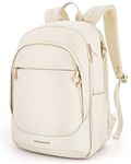 LIGHT FLIGHT Laptop Backpack Laptop Backpack for Women Travel Laptop Bag School College Large, 05-beige, 15.6 Inch, Travel