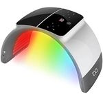 Bestqool LED Light Therapy - 6 Colors with Near Infrared Light LED Face Mask, SPA Salon Device