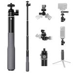 TELESIN 360° Waterproof Selfie Stick 25.75" w Hand Strap Underwater Dive Diving Extension Stick Pole Monopod for GoPro Hero 12 11 10 9 8 7 6 Go Pro Max Mini Insta360 X3 GO3 DJI Action 3 4 Accessories