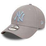 New Era 9Forty Strapback Cap - New York Yankees grey/sky