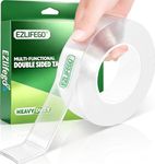 EZlifego Double Sided Tape Heavy Duty, Extra Large Strong Nano Mounting Tape Sticky Pads(3.0m * 3.0cm), Multipurpose Removable Clear adhesive Picture Hanging Strips, Easy to Use