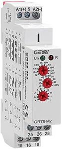 GEYA 16A Multifunction Time Relay 10 Function Choices AC/DC12V-240V 2 Outputs Control Relay(GRT8-M2,AC/DC12V-240V)