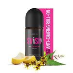 Svish On The Go Anti-Chafing Roll On for Women with Lemon Oil, Witch Hazel & Neem Extracts, Reduces Bra Rash, Inner Thigh Rash, and Period Rash, 50ml