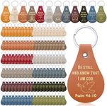 Equsion 120 Pcs Christian Keychain 