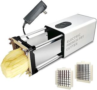 Fstcrt Electric French Fry Cutter, French fry cutter stainless steel with 1/2 & 3/8 Inch blade, vegetable cutter, Professional commercial and household potato slicer, use for potatoes, carrots, apples