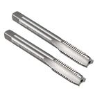 sourcing map Metric Machine Thread Tap M10 x 1.5 H2 High Speed Steel Straight Flutes Screw Tapping Threading Machinist Repair DIY Tool 2pcs