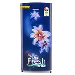 Voltas Beko, A Tata Product 183 L, 2-Star Single Door Direct Cool Refrigerator with Fresh Box Technology (RDC215C / 2S0WBR0M0000GO, Stella Blue)