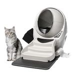 Litter-Robot 3 Core Bundle by Whisker (Beige) - Self-Cleaning Cat Litter Box, Includes Litter-Robot, Mat, Fence, Ramp, Liners (25) & Carbon Filters (3), Complimentary 1-Year WhiskerCare Warranty