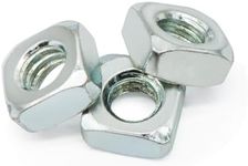 NIDAYE 30 Packs 1/4"-20 Square Nuts, Zinc Plated, Driver Type 7/16 inch