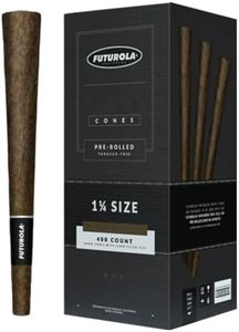 Futurola 1 1/4 Size Pre-Rolled Cones (Pack of 400) - 84mm Cone, 26mm Filter