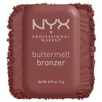 NYX Professional Makeup Buttermelt Powder Bronzer, Up To 12H Wear, Fade & Transfer Resistant, Shade: Butta Dayz