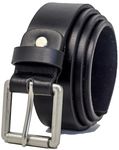 Ossi Mens 34mm Smart Casual Jeans Belt - Black 2XL