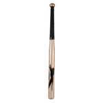 Morex Baseball Bat | 32 Inch | Heavy Duty Solid Wood Sports Bat with Anti-Slip Grip for Baseball Game, Best for Training, Matches and Self Defense. (Natural Wood)