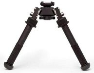 N / A V8 Rifle Bipod Tilt 360 Degree Mlok Bipod 6.5-9 inch Bipod Adjustable Mlok Picatinny Rail Mount Rotation Adapter