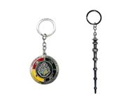 V2fashion_ Harry Potter Keychain and Keyring Combo Magic Stick and harry potter spinny keychain for Car Bike Home Keys for Men,Women and Kids Pack of 02