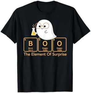 Chemistry Boo The Element Of Surprise Cute Chemist Halloween T-Shirt