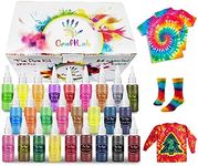 CraftLab Tie Dye Kit, 170 Pcs 26 Co