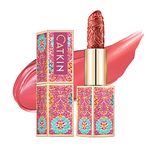 CATKIN Lasting Finish Moisturizing Lipstick, High Impact Red Lipstick with Moisturizing Formula, enriched with Avocado Oil and Vitamin E, 3.2g (127)