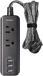 Power Strip Power Bar with 3 USB Ch