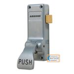 Hoppe AR883 Arrone Emergency Push Pad Silver Fire Door Exit Reversible Lock