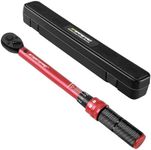 ATsafepro Torque Wrench 3/8 Inch, Drive Click 5-60 Nm Torque Wrench Auto, Dual Direction Adjustable 72 Tooth Bike Torque Wrench for Bike and Motorcycle Car Maintenance