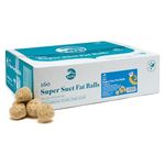 RSPB - Fat Balls, Bird Food for Outside Birds, High Energy Suet Balls, Made in the UK, Delicious and Nutritious, Suitable for Year-Round Feeding (Box of 160)