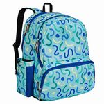 Wildkin 17-inch Kids Backpack for Boys & Girls, Perfect for Late Elementary School Backpack, Backpacks Features Side Mesh Pocket (Confetti Blue)