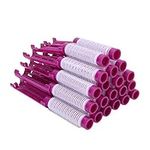 20pcs Hair Perm Rods Fluffy Perming Rod Hair Roller Curler Hairdressing Tool Kit(Purple) Styling Tools & Appliances (Purple)