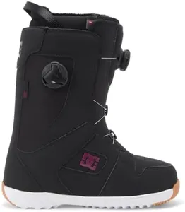 DC Womens Phase Boa Pro Snowboard Boots, Color: Black/Purple, Size: 8 (ADJO100037-BPU-8B)