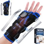 TISMOD Thumb Spica Splint Right Hand,Wrist Brace with Thumb Support for De Quervain's Tenosynovitis Splint,Thumb and Wrist Brace for Carpal Tunnel Women/Men (Left Hand)