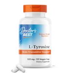 Doctor's Best L-Tyrosine Supplement, 120 Count