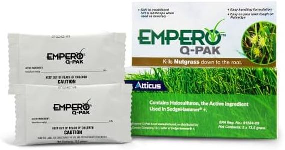 Atticus Empero Q-Pak Nutsedge Killer (Compare to SedgeHammer Plus) - (2-Pack) Turf Herbicide - Kills Nut Grass in Established Lawns, Ornamental Turfgrass, & Landscape Areas - Halosulfuron - By Atticus