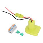 Battery Adapter with 30A Fuse for 18V Lithium Battery to Ryobi 18V One+, Convert 18V Battery BL1860B BL1850B BL1840 BL1830B BL1815 to Ryobi 18V Battery P102 - P109